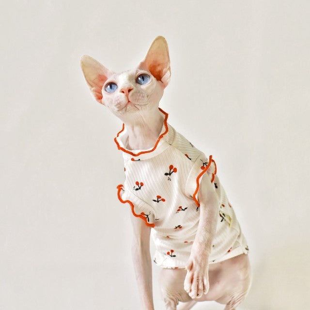 Keep Your Cat Stylish and Cozy with Our Summer Thin Sleeveless Vest!